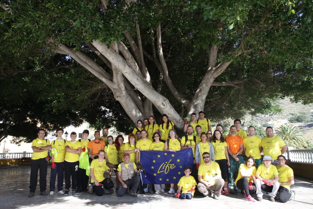 Grupo de voluntarios del proyecto Lampropeltis. Créditos: Ramón Gallo.
